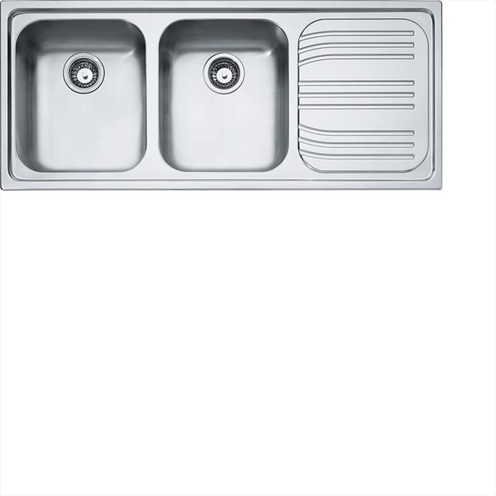 FRANKE - Lavello lineare Radar  RRX 621S 2 vasche-INOX