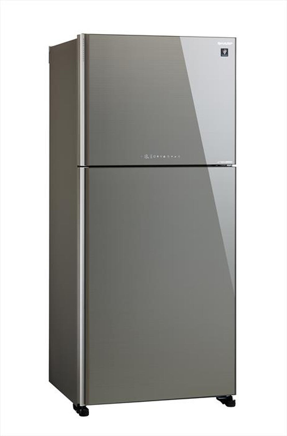 SHARP - Frigorifero 2 porte SJXG690GSL Classe F 613lt-In vetro Silver brillante