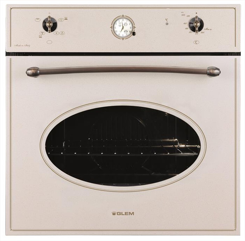 GLEM GAS - Forno incasso elettrico + gas GFTV25SA-S2 Classe A-Sabbia