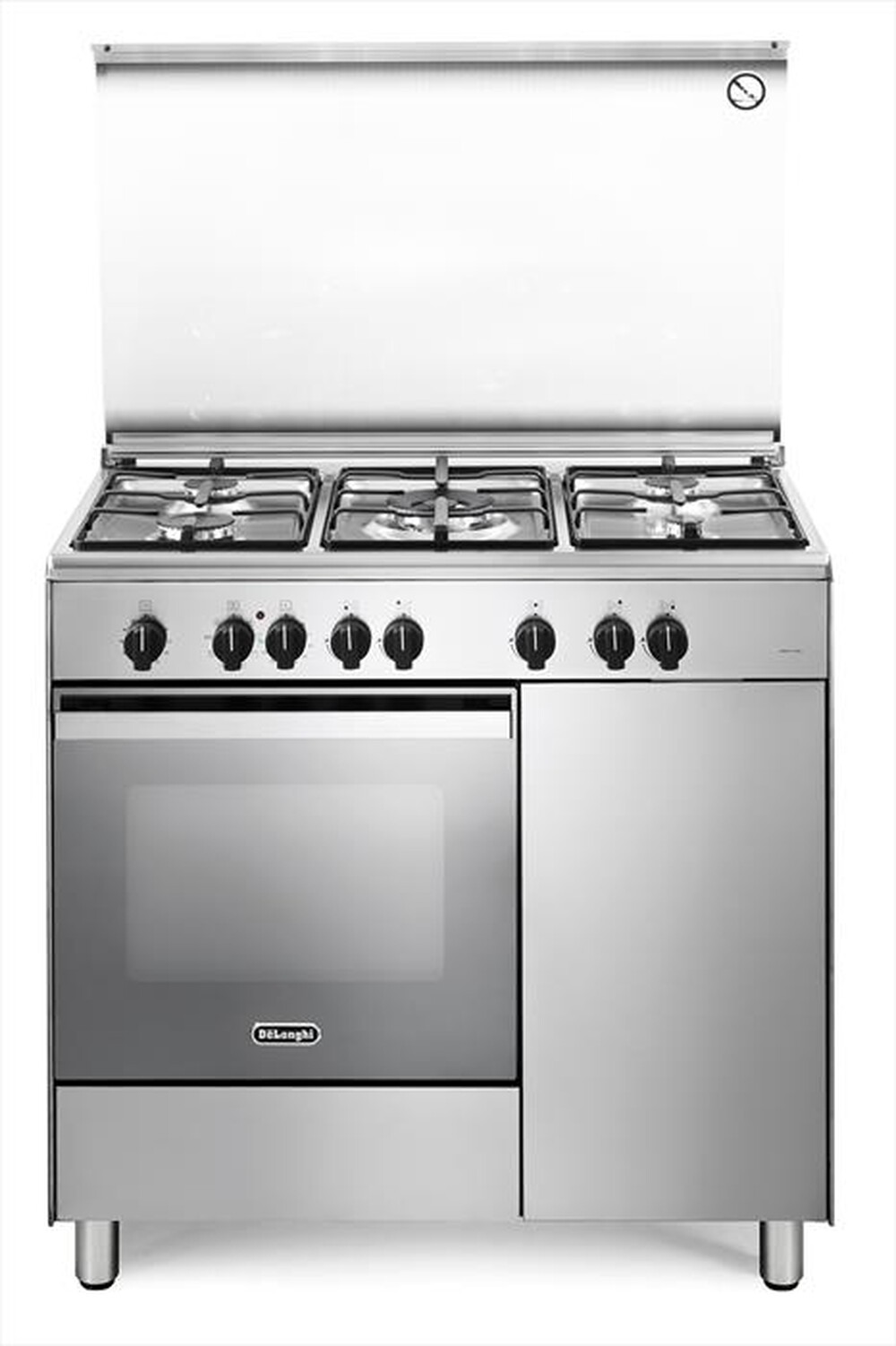 DE LONGHI - Cucina a gas DEMX 96 B5 ED Classe A-Inox