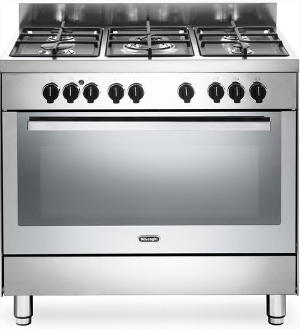 DE LONGHI - Cucina a gas PMX 96 ED Classe A-Inox