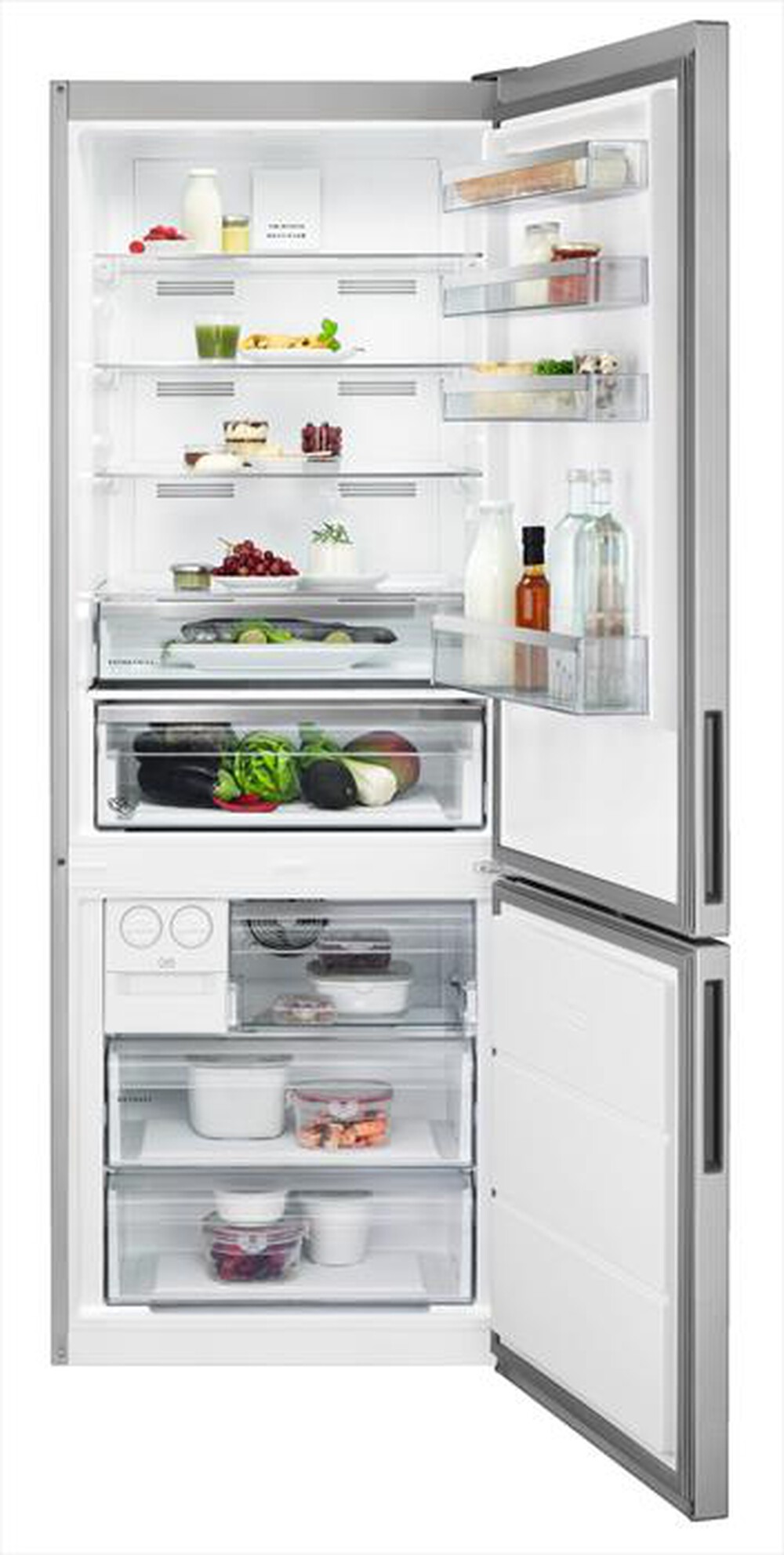 AEG - Frigorifero combinato RCB646E3MX Classe E 510lt-Inox