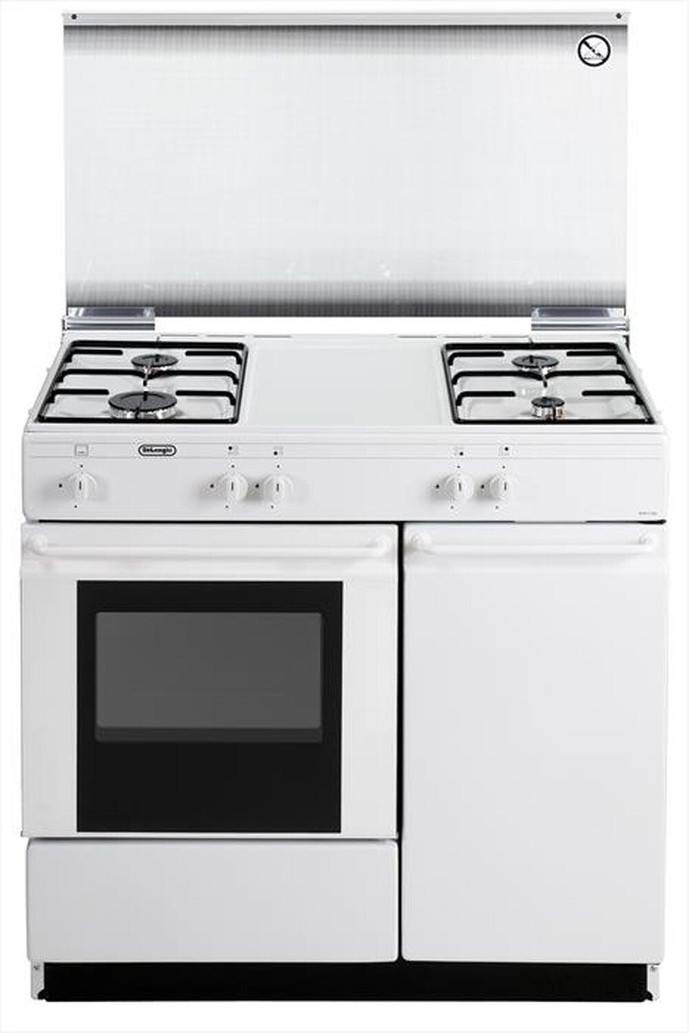 DE LONGHI - Cucina a gas HGW 80 GB N-bianco