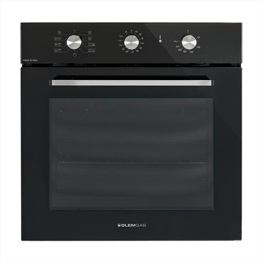 GLEM GAS - Forno elettrico GFX92BK-S6-Nero Lucido