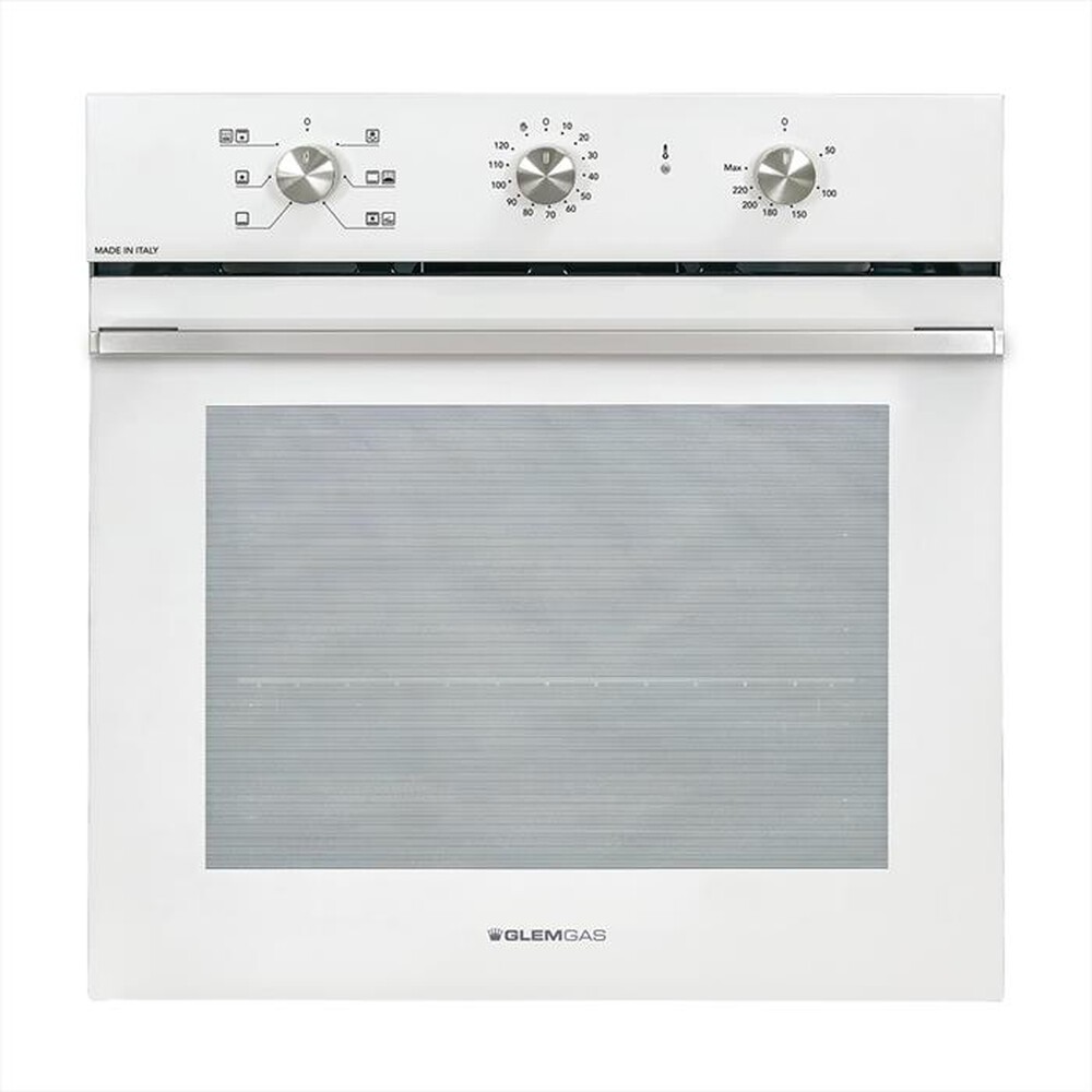 GLEM GAS - Forno elettrico GFX62WH-S3-Bianco latte