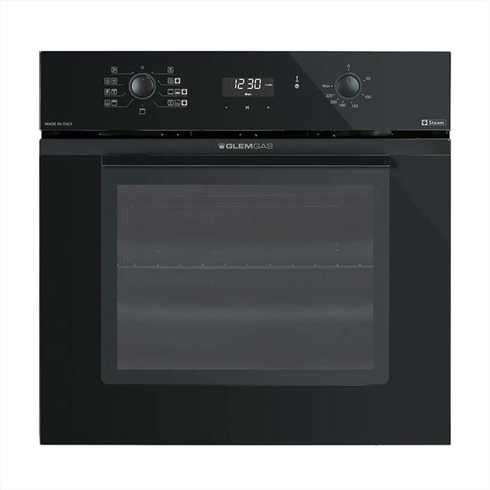 GLEM GAS - Forno incasso elettrico GFU98BK-S6V3 Classe A-Nero Lucido