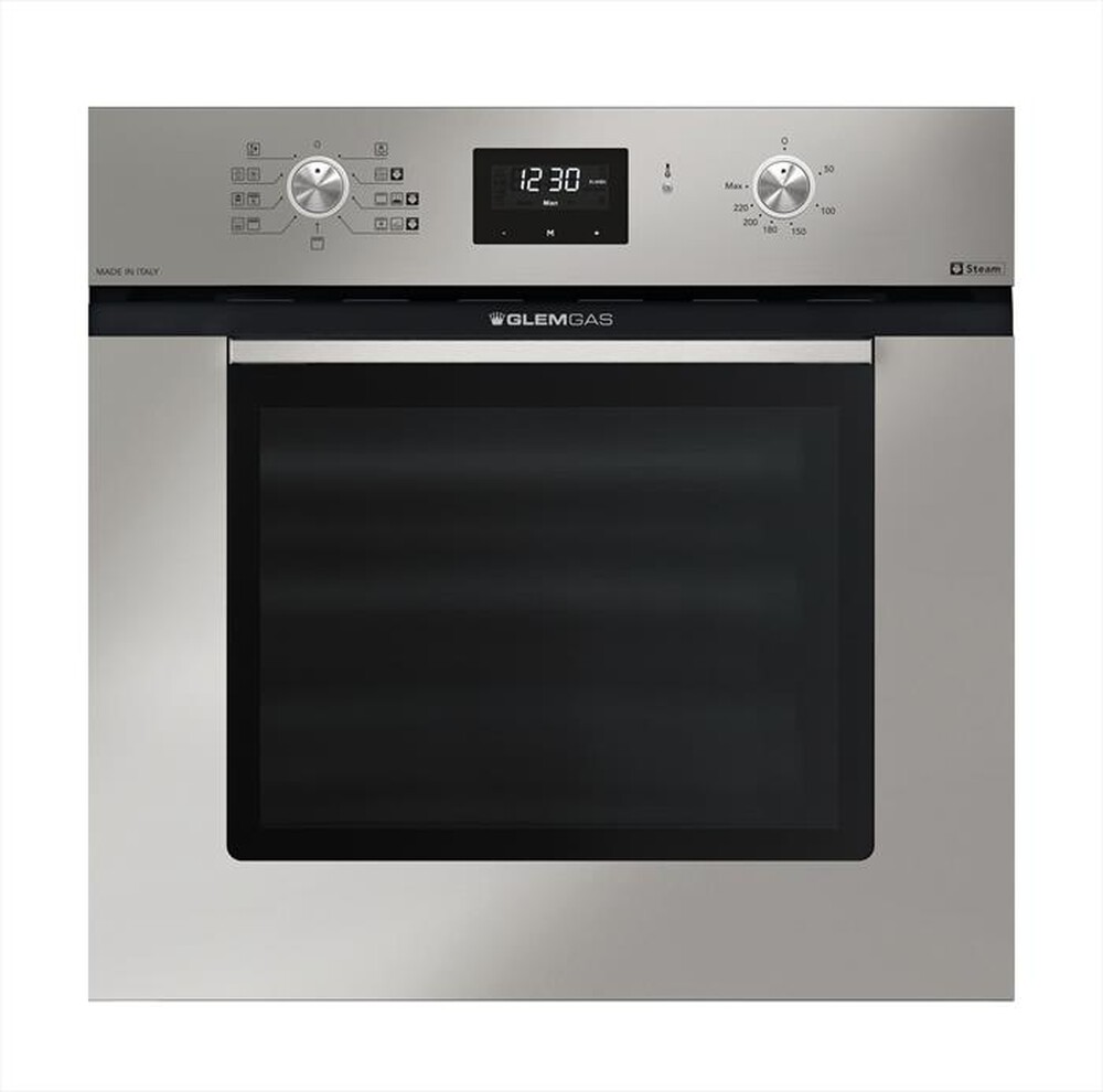 GLEM GAS - Forno incasso elettrico GFU98IX-S6V3 Classe A-Acciaio Satinato