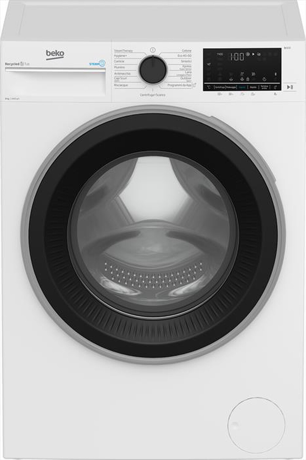 BEKO - Lavatrice BWU384S 8 Kg Classe A-BIANCO