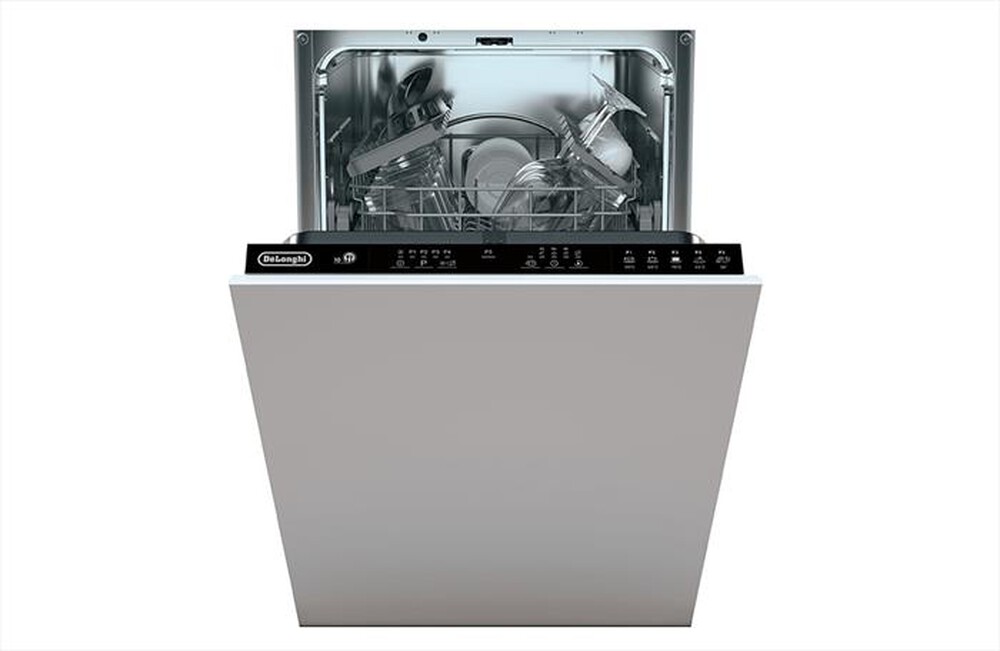 DE LONGHI - Lavastoviglie L45P52E Classe E 10 coperti-Inox