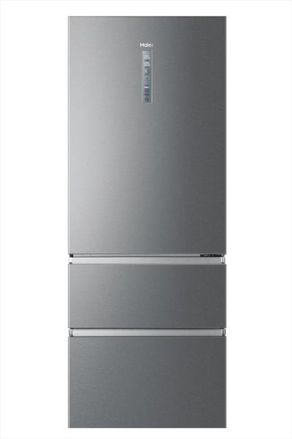 HAIER - Frigorifero combinato HTOPMNE7193 Classe E 450 lt-Platino