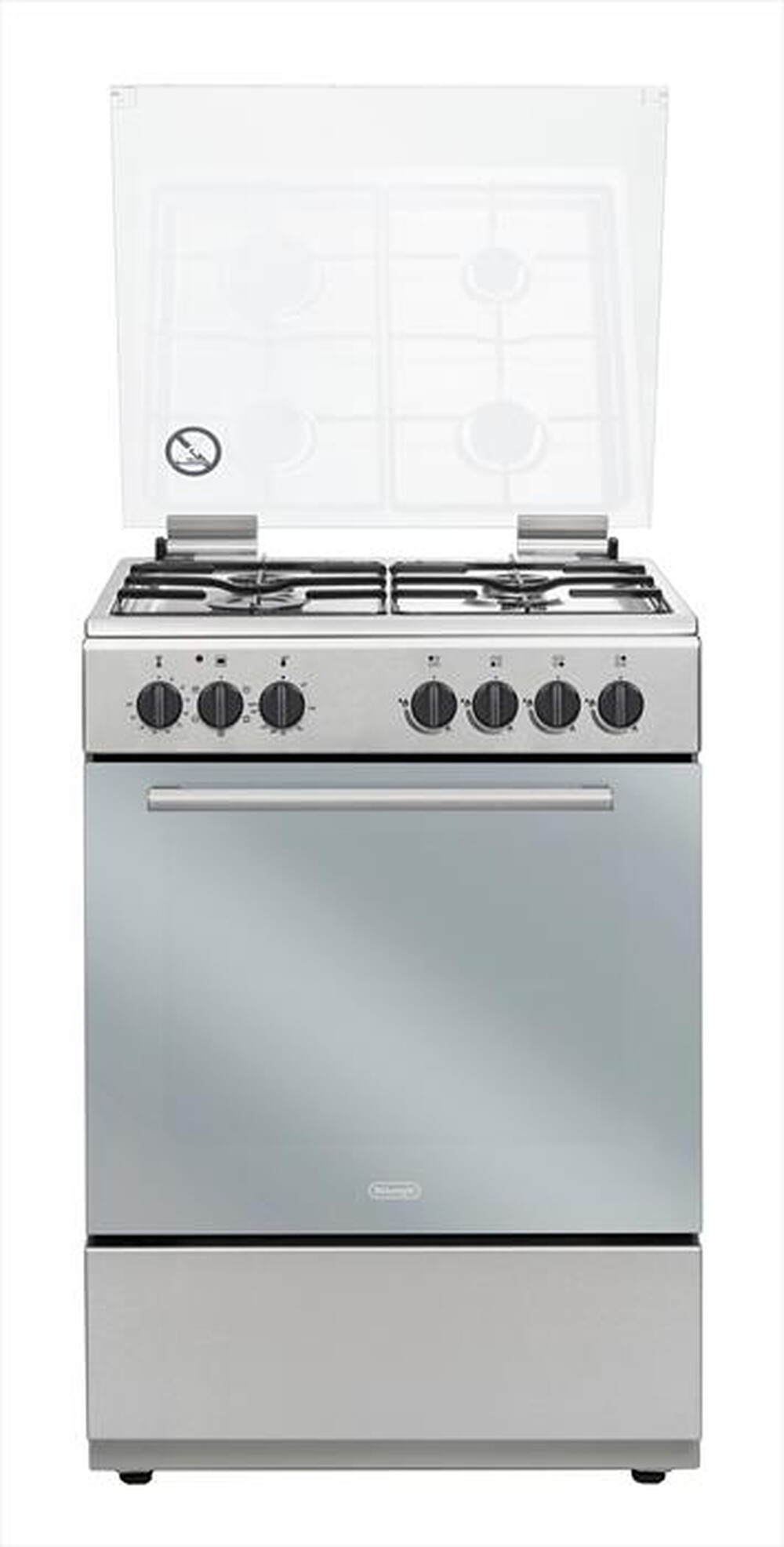 DE LONGHI - Cucina a gas DL664EX Classe A-INOX