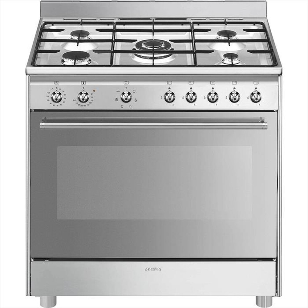 SMEG - Cucina a gas SX91GM-inox