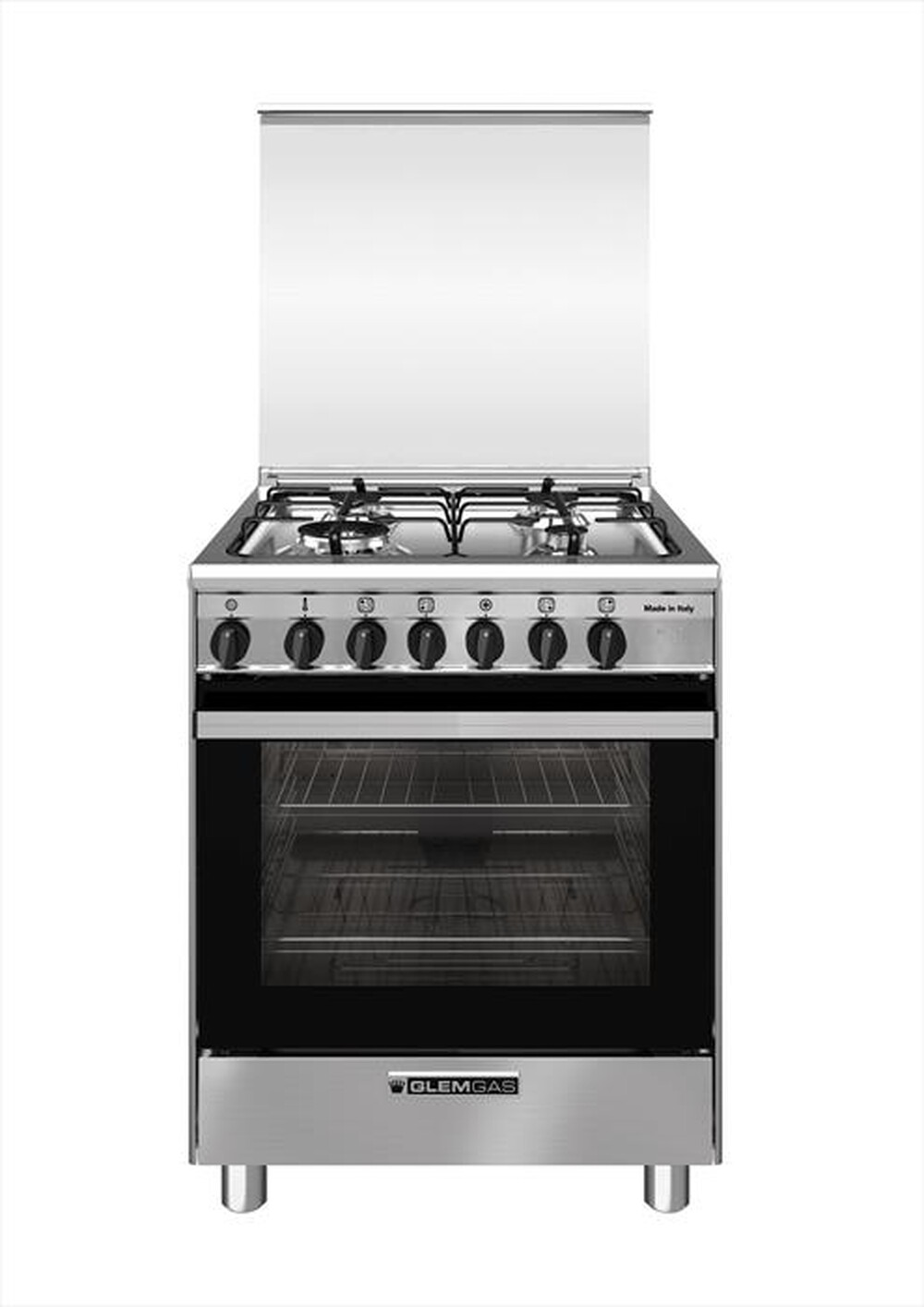 GLEM GAS - Cucina SA66TMI Classe A-Inox